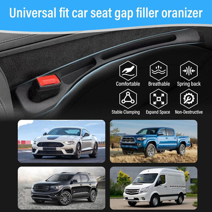 Pack of 2 Car Seat Gap Filler, Car Filler Organiser