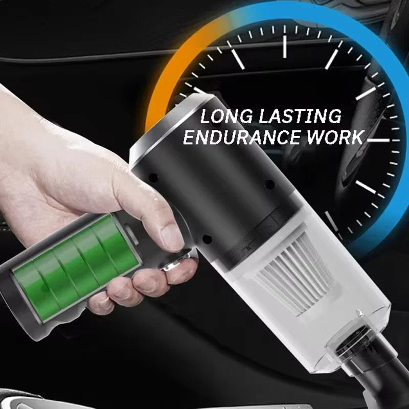 3 In 1 Integrated Suction And Blowing Vacuum Combination Vacuum Cleaner USB Charging Small Car Household Vacuum Cleaner