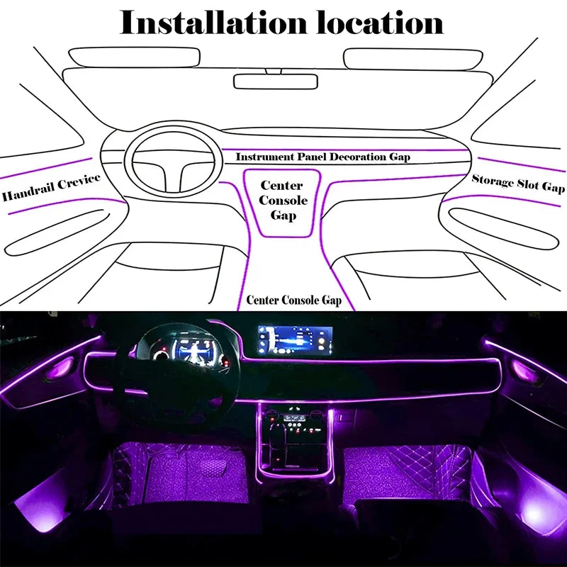 Flexible, Ambient Light kit, with integrated app features, BladeAUTO, Ambient Kit
