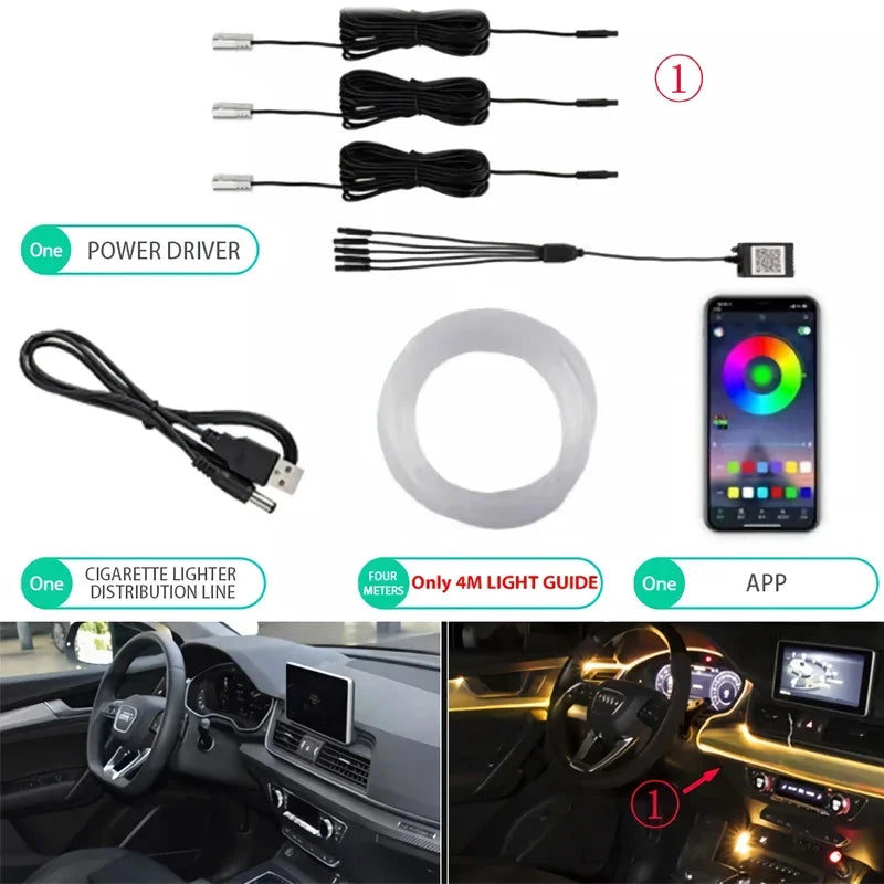 Flexible, Ambient Light kit, with integrated app features, BladeAUTO, Ambient Kit