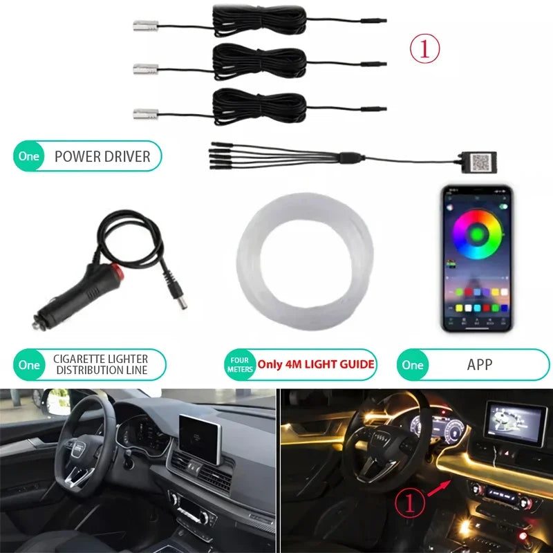 Flexible, Ambient Light kit, with integrated app features, BladeAUTO, Ambient Kit